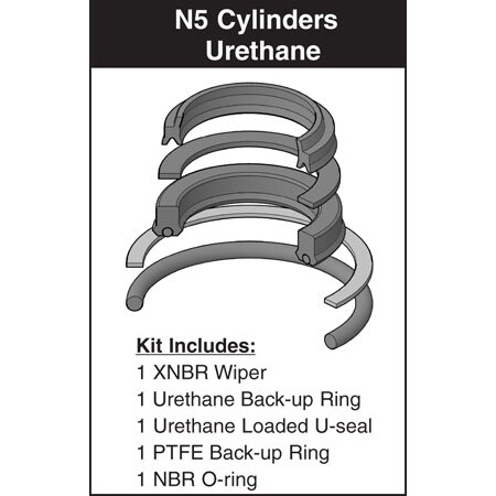 Hydro-Line - After Market Parts Hydraulic Cylinder Repair Kit- 1/2x1 N5-660-P-04